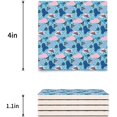 thumbnail image 3 of XDDJA Funny Geometric Pattern Set of 8 Coaster for Drinks, Absorbent Ceramic Stone Coasters Cup Mat with Cork Base for Home Kitchen Room Coffee Table Bar Decor, 3 of 4