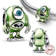 thumbnail image 4 of Abalorio de plata de 2023 para mujer, pulsera Pandora Original, accesorio de monstruo, fabricación de joyas, Herocros, Disney, Halloween, Coco, novedad de 925, 4 of 4