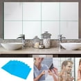thumbnail image 6 of 16Pcs 15cm Square Mirror Glass Tile Wall Stickers Decal Mosaic Home Decor, 6 of 7