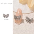 thumbnail image 3 of 8 Pcs Bowknot Nail Alloy Charms Rhinestones Bow Tie Nail Crystals For Acrylic Nails Jewels Rhinestones Nail Art Gems Set-style:style4;, 3 of 5