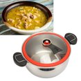 thumbnail image 1 of 7L Kitchen Micro Pressure Cooker, Stainless Steel, Convenient and Practical, Lid Design, Safety and Practical, for Induction Cooker Gas Range, 1 of 7