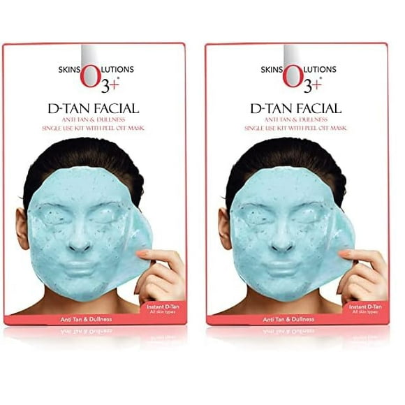 O3+ D-TAN Facial Kit 45g Each (Pack of 2)