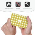 thumbnail image 3 of Zufioo Yellow Checkboard Print Switch Wall Plate, Dustproof and Heat-resistant Decorative Wall Switch Cover, Suitable for Residential and Commercial Areas-Mid-size, 3 of 8