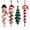 ALL, variant on Christmas Crochet Snowman Spiral Oranment DIY Kit, Santa Tree Elf Spiral Wind Spinner Hanging Ornament DIY Crochet Set, Complete Yarn Hook Supplies for Holiday Craft Gift