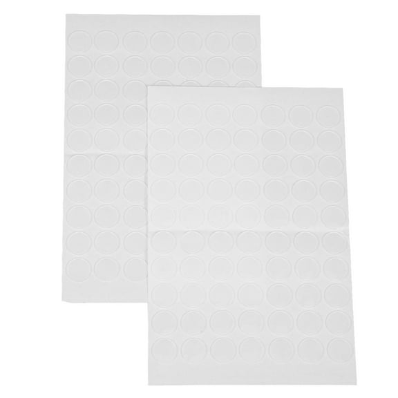 140 Pcs Double Sided Tape Circles Clear Sticky Dots Decor Transparent