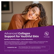 ResVitale Ultra Collagen Enhance - Anti Aging Skin Care and Joint Supplement with Hydrolyzed Collagen Peptides, Hyaluronic Acid, Resveratrol, Grape Seed Extract and Dermaval Bioactive Blend, 90 Caps