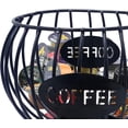 thumbnail image 3 of Soporte para cápsulas de café, organizador de cápsulas de café de alambre de metal, cesta de almacenamiento con soporte para cápsulas de café expreso de gran capacidad para barra de cafeterí, 3 of 5