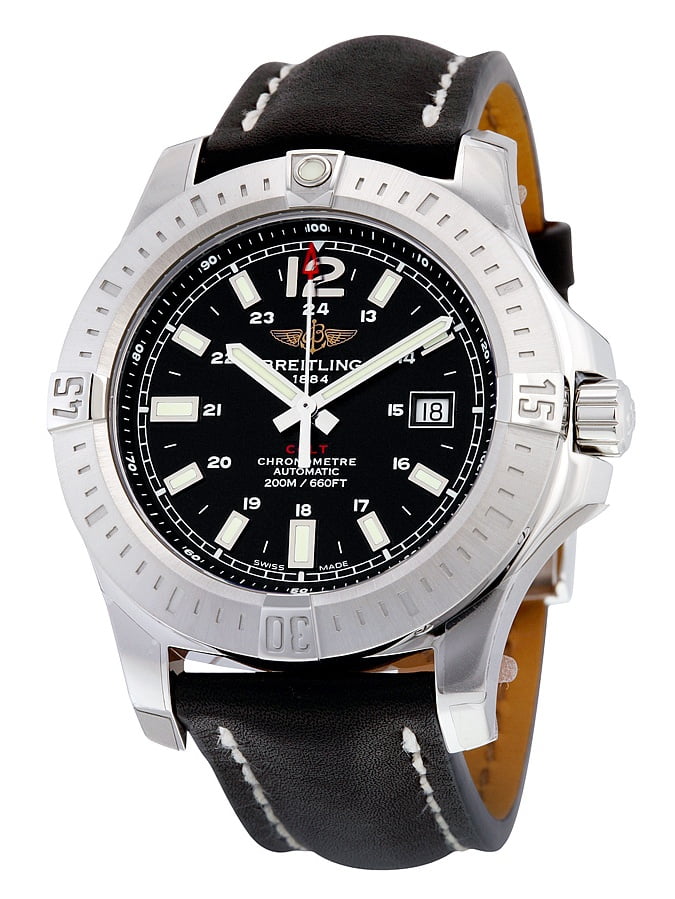 Breitling Colt 44 Automatic Black Dial Mens Watch A1738811-BD44BKLT -  Walmart.com