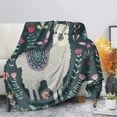 thumbnail image 2 of Yibo Pumpkin Maple Leaves Blanket Flannel Soft and Comfortable Anti-static Bed Sofa Blanket, 2 of 5