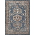 thumbnail image 3 of Mark&Day Outdoor Rugs, 9x12 Grave Traditional Indoor/Outdoor Navy Area Rug, Non Shedding Blue Grey Cream Carpet for Patio, Porch, Deck, Bedroom, Living Room or Kitchen (8'10" x 12'), 3 of 8