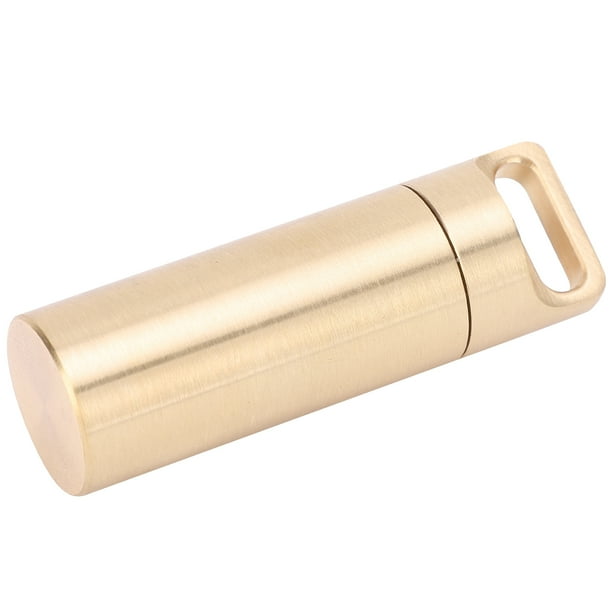 Pastillero Portátil Impermeable Sellado Cobre Cápsula Cápsula de Viaje Cajas de Pastillas Botella de Medicina Organizador de contenedores EOTVIA No