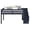 Blue, variant on Bedz King Contemporary Low Loft Twin Bed with 3 Step-Stairway, Blue