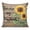 Black, variant on Throw Pillow Covers 24x24 Inch, Yellow Sunflower Decorative Pillow Cases for Couch Sofa Bed, Vintage Butterfly Sunshine Farmhouse Cotton Linen Square Home Decor Pillowcases with Hidden Zipper