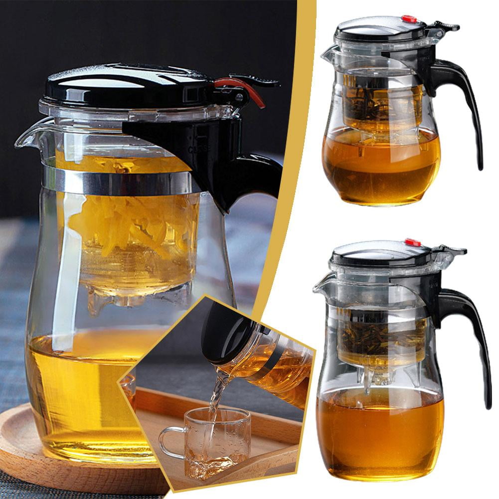 SHAPERME Tea Pots Heat Resistant Glass Tea Pot Tea Infuser Chinese Tea Kung Kettl∞
