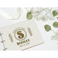 thumbnail image 5 of Darling Souvenir Personalized Engraved Laser Cut Wedding Guest Book Wooden Cover Sign-in Book Registry Guestbook Scrapbook-CG, 5 of 7