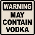 thumbnail image 2 of CafePress - Warning May Contain Vodka Tote Bag - Unisex Canvas Tote Bag, Beige, 1-Piece, 2 of 7