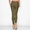thumbnail image 3 of Women's Ultra Stretchy Classic 5 Pocket Jeggings, Full Length, Army Green, Small, 1 Piece, 3 of 7