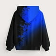 thumbnail image 6 of Hooded Sweatshirts For Boys Long Sleeve Print Pullover Tops Stylish Loose Casual Hoodies With Kanga Pocket (3-4 Years, Blue-C), 6 of 7