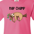 thumbnail image 4 of Inktastic Nap Champ Cute Sleeping Sloth Youth T-Shirt, 4 of 5