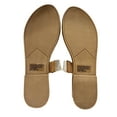 thumbnail image 2 of Falls Creek Women's Clear Strappy Sandal (Tan, 6M), 2 of 3