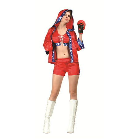 Adult Knock Out Sexy Boxer Costume