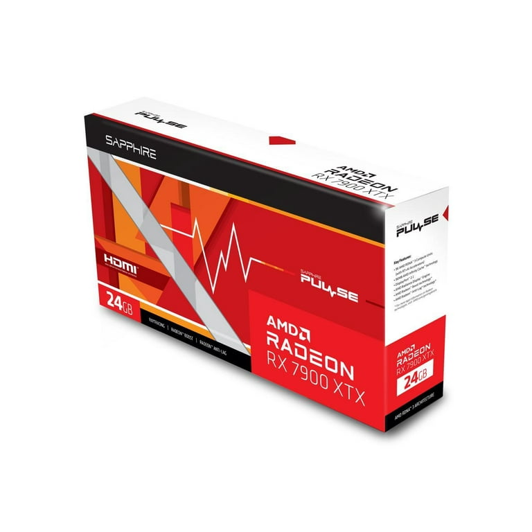 SAPPHIRE NITRO Radeon RX 7900 XTX 24GB GDDR6 PCI Express 4.0 x16 ATX Video  Card 11322-01-40G