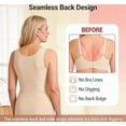 thumbnail image 3 of Women's Square Neck Tank Top, Double Lined Sleeveless Summer Shirt, Soft Stretch Slim Fit Casual Basic Top, ARMY GREEN, 3 of 5