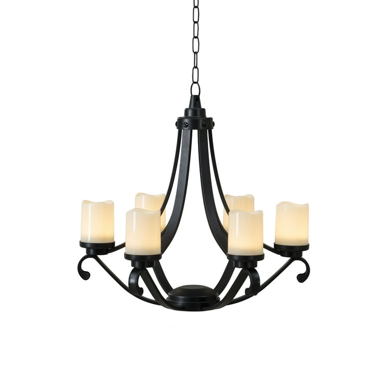 Sunjoy Transitional Black Outdoor Battery Powered Lantern Sunjoy Transitional Black Outdoor Battery Powered Lantern