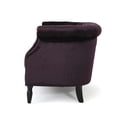 thumbnail image 5 of GDF Studio Melaina Loveseat, Blackberry and Dark Brown, 5 of 8