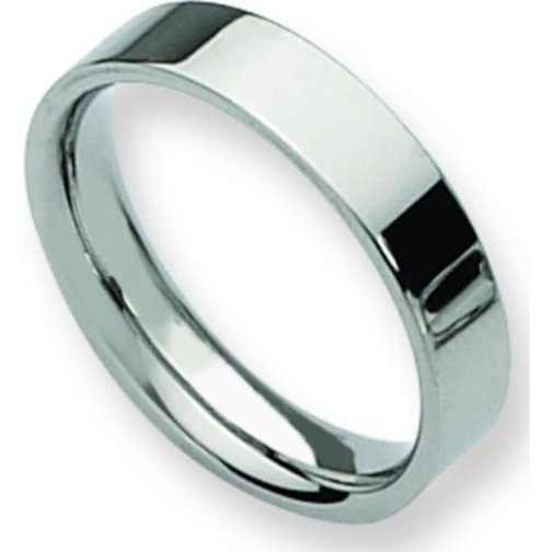 Stainless Steel 5mm Wedding Ring Band Size 7.5