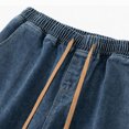 thumbnail image 5 of MYAOYI Mens Comfort Fit Jeans Drawstring Loose Denim Trousers, 5 of 6