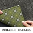 thumbnail image 6 of Green White Checkerboard Green Pattern Indoor Door Mat 20”x32", Washable Non-Slip Decorative Rug for Entrance, Kitchen, Bathroom, 6 of 6