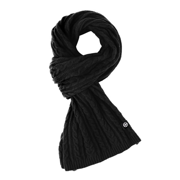 Winter Women Scarf Warm Knitted Thick Soft Elastic Twisted Texture