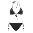 thumbnail image 5 of Xysaqa Halter Top Tie Side String Traingles Brazilian, Swimsuit (Women’s), 5 of 6