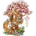 thumbnail image 2 of 1149pcs Cherry Blossom Bonsai Tree Building Sets, Japanese Tree House Model Sets for Adults, 1149 PCS Mini Bricks Creative Gifts for Teens Girls 12+, 2 of 9
