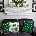 thumbnail image 3 of St Patricks Day Pillow Covers 18x18 Happy St Patricks Day Lucky Clovers Decor for Throw Pillows Covers St Patricks Day Pillow Covers Decor Couch Living Room 72B, 3 of 6