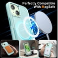 thumbnail image 2 of for iPhone 15 Case Compatible with MagSafe,[Support  Charging][10FT  Grade Shockproof] iPhone 15 Phone Case with 2 Tempered Glass Screen Protectors (KTZ-Teal), 2 of 14