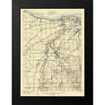thumbnail image 2 of USGS 11x14 Black Modern Framed Museum Art Print Titled - Berea Ohio Quad - USGS 1904, 2 of 5
