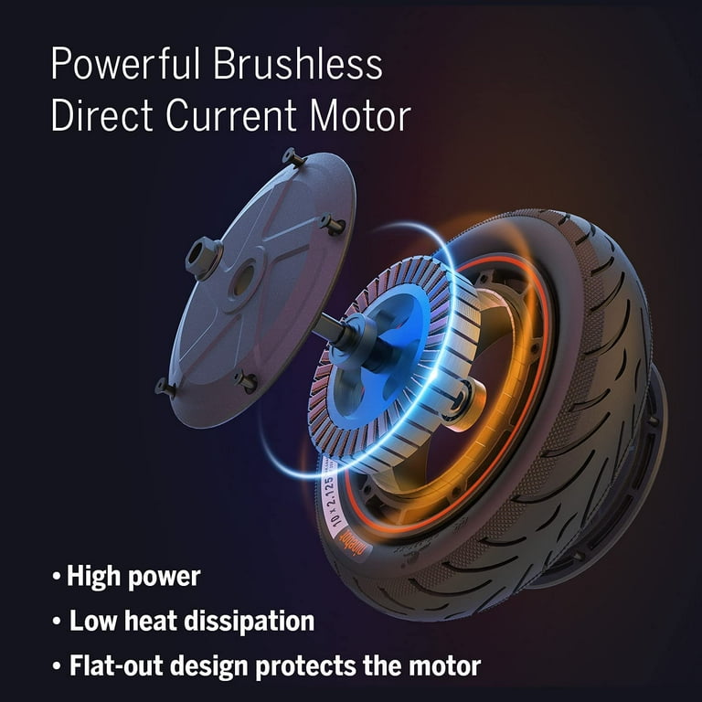 Restored Segway Ninebot F40 Electric Kick Scooter, 350W Powerful Motor, 10-inch Pneumatic Tire, Foldable Commuter Electric Scooter for Adults, Dark Grey (Refurbished)