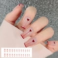 thumbnail image 3 of UDIYO 1 Set Fake Nails Seamless Ultra-thin Harmless Frosted Finished Nail Enhancement Stickers for Manicure Store, 3 of 7