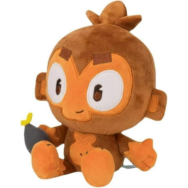 Mono de peluche Bloons, mono de dibujos animados de la ciudad, muñeco de peluche suave Bloonstd, animal de juego, regalo de cumpleaños para niños y fanáticos.