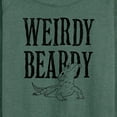 thumbnail image 3 of Instant Message - Weirdy Beardy - Women's Lightweight French Terry Long Sleeve Shirt, 3 of 6