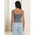 thumbnail image 6 of Womens Going Out Crop Tops Backless Tank Tops Summer Y2k Teen Basics Cute Clothes Light Gray XS, 6 of 7