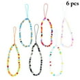 thumbnail image 2 of Beaded Phone Lanyard Universal 6PCS Cellphone Wrist Strap Phone Charm Keychain, 2 of 10