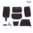 thumbnail image 2 of Ensemble de 6 Sacs de Maquillage en Maille Multifonctions, Pochette à Fermeture Éclair en Maille Portable, Trousse Cosmétique, 2 of 10