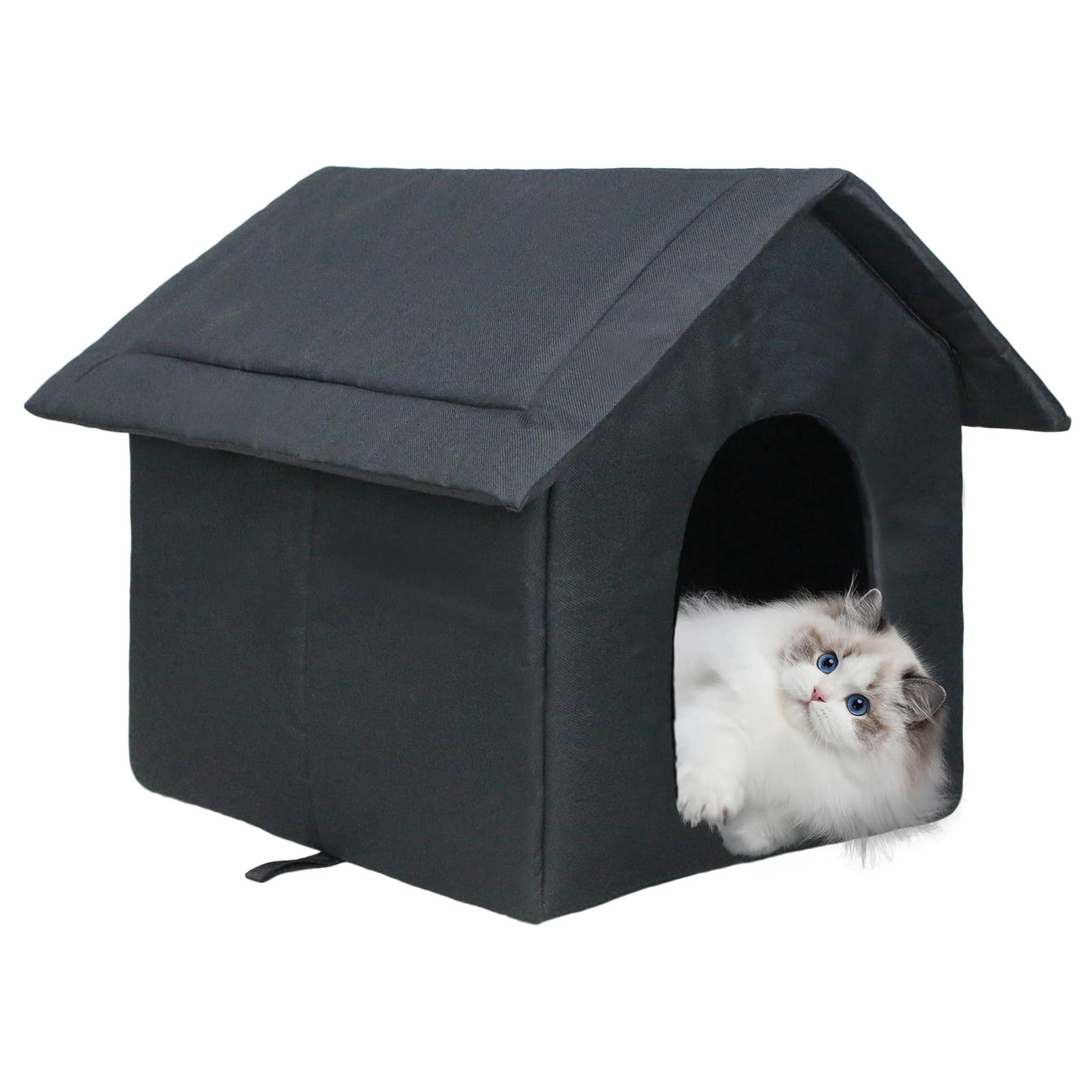 Outdoor Cat Shelter Insulated Pet Bed With Removable Cushion For Stray Cats And Small Dogs Durable Easy To Clean Design