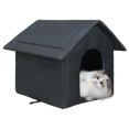 thumbnail image 7 of Outdoor Cat Shelter with Insulated Design and Detachable Cozy Cushion for Stray Animals and Feral Cats Easy Cleaning Durable, 7 of 7