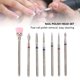 thumbnail image 4 of Juego De Brocas Para Uñas, Brocas Para Pulir Uñas, Manicura, Pulido, Carburo De Tungsteno, Portátil, 7 Piezas Para Salón, 4 of 7