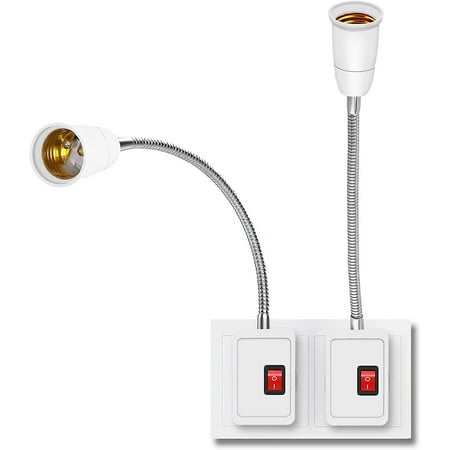 

1Pc E27 Led Bulb Holder Converter Lamp Holder With Switch