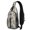 Beige Halloween Pumpkin, variant on Sling Backpack,Beige Halloween Pumpkin Skull Bat Pattern Crossbody Bag with Water Bottle Holder,Waterproof Sling Bag for Men/Women with Chest Phone Holder for Hiking,Travel